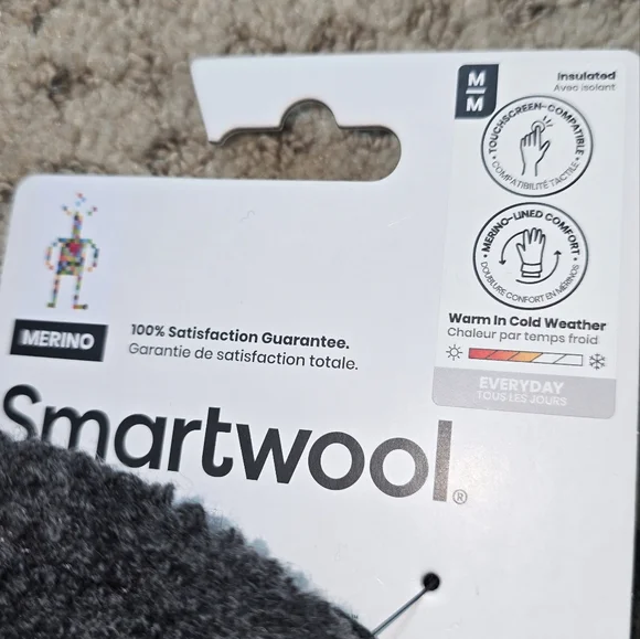 Smartwool leather and wool gloves - Picture 4 of 5